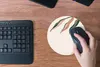 MuchoWow® Mauspad Mousepad Blatt - Punkte - Sand - Abstrakt Produktbild-Vorschau 4
