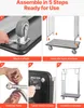 Carrello portabagagli per hotel VEVOR, portata 362 kg, Anteprima dell’immagine prodotto 6