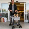 2 in 1 Klappbar Hundewagen Hundebuggy Bis 20kg,Pet Stroller Produktbild-Vorschau 1