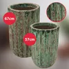 KOTARBAU® Blumenkübel hoch Outdoor & Indoor Keramik Grün Produktbild-Vorschau 9