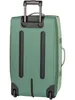 The back of a green rolling suitcase against a white background. Náhled obrázku produktu