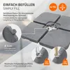 ML-Design Sonnenschirmständer 4-teilig, Grau, Produktbild-Vorschau 4