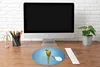 MuchoWow® Mauspad Mousepad Papagei - Zweig - Blau 50x50 cm Produktbild-Vorschau 4