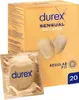A box of Durex Sensual condoms and one individual condom packet. Voir les images du produit