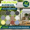 tillvex balkonová markýza 400 cm šedá/bílá skládací markýza Náhled obrázku produktu 7