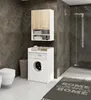 Akord Wandschrank 2‑Türig Mit 1 Schublade Weiß/Sonoma‑Eiche Produktbild-Vorschau 4