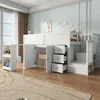 MODFU Kinderbett,Hochbett Jugendbett 90x200cm Produktbild-Vorschau 3
