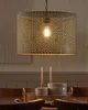 BELIANI lampa Závěsná šedá kovová s prolamovaným stínidlem Náhled obrázku produktu 2