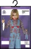 A child wearing a possessed doll costume, holding a knife, displayed on its packaging. Anteprima dell’immagine prodotto