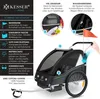 KESSER® Kinderanhänger Fahrradanhänger Sport-RX 2 in 1 Produktbild-Vorschau 3