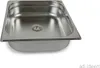 Edelstahl Spülbecken Camping Spüle Waschbecken + Ablauf  Produktbild-Vorschau 2