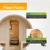 Artsauna Outdoor Fasssauna Spitzbergen 220 für 6 Personen - Produktbild-Vorschau 3