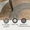 MY-RUG Teppich Jute Balance , aus 100% Jute 100x100 cm, Produktbild-Vorschau 6