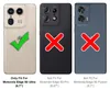 Three smartphones are shown side-by-side, with compatibility indicators. The first phone is marked with a green checkmark, indicating it is compatible. The other two phones are marked with red X's, indicating incompatibility. Anteprima dell’immagine prodotto
