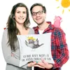 Mr. & Mrs. Panda 40x40 Kissen Rabe Sombrero - Weiß - Produktbild-Vorschau 4