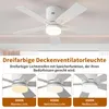 INONEFT 106 cm Deckenventilator mit Beleuchtung und Produktbild-Vorschau 6