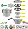 BRUNNER Camping Kochgeschirr Topfset | Klappgriffe | Produktbild-Vorschau 2