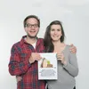 Mr. & Mrs. Panda Bild Igel Federschmuck DIN A4 - Weiß - Produktbild-Vorschau 3