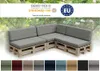 Palettenkissen, Palletenpolster, Gartenkissen, PFBG (3X Set Produktbild-Vorschau 2