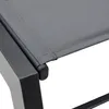 Bain de soleil BARBADOS en textilène gris - aluminium gris Voir les images du produit 4