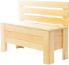 STOLMAK Cassapanca Da Giardino In Legno Di Pino Massello Anteprima dell’immagine prodotto 1