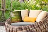 MuchoWow® Outdoor Kissen - Sonne - Wald - Bäume - Natur - Produktbild-Vorschau 3