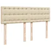 Boxspringbett mit Matratze Creme 140x200 cm Stoff, Produktbild-Vorschau 10