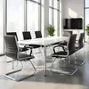 Schreibtisch / Konferenztisch VERSEE VST1 180x90 cm Weiß – Produktbild-Vorschau 2