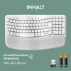 Logitech Wave Keys wireless ergonomic keyboard - OFFWHITE - Produktbild-Vorschau 15