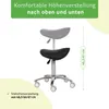 HABYS Ergonomischer Drehhocker Lila | Rollhocker Produktbild-Vorschau 2