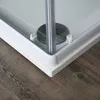 Eckdusche 70x90 cm mit Querstreifen Dekor und Rahmen in Produktbild-Vorschau 4