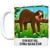 Kaffeebecher mit Faultier auf Baum Motiv und Spruch: Ich Produktbild-Vorschau 2