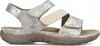 Rieker Damen Klassische Sandalen 64872-90 Farbe: Silber Produktbild-Vorschau 8
