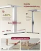 VASAGLE Höhenverstellbarer Schreibtisch, 160 cm, Produktbild-Vorschau 4