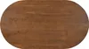 Esstisch 160 x 90 cm Akazienholz Nussbaum gerade Kante oval Produktbild-Vorschau 5