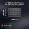 POLENTEX Aluminium-Fußmatte mit Ablaufwanne – 100x50 cm, 22 Produktbild-Vorschau 6