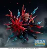 A dynamic action pose of a Jujutsu Kaisen character figure with red and blue energy effects. Produktbild-Vorschau
