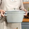 Sada hrnců Staub, dvoudílná | kulatá | litina | bílý lanýž Náhled obrázku produktu 11