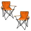 3.12 # 2er Pack # Campingstuhl in orange - 2 Stück Produktbild-Vorschau 1