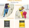 Kinderrutsche Kletterrutsche mit Basketballkorb Ball Produktbild-Vorschau 3