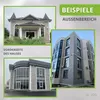 Wandverkleidung für die Außengestaltung von Gebäuden, Häusern und Zäunen - 200 Mix grau Produktbild-Vorschau