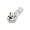 2 x Schutzkontakt Winkelstecker weiss extraflach mit Bügel Produktbild-Vorschau 3