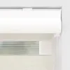 SOLUNA Doppelrollo D-R5 mit weißer Kassette leinen 90x175 Produktbild-Vorschau 2