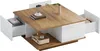 Sweiko 70 x 70 x 31.5cm Table basse à 3 tiroirs,table basse Voir les images du produit 14