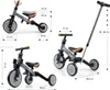 Milly Mally Rowerek 4w1 Optimus Plus Grey Podgląd zdjęcia produktu 9