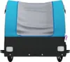 vidaXL Fahrradanhänger Schwarz und Blau 30 kg Eisen Produktbild-Vorschau 6