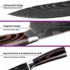 Lacers PurpleLine 10-teiliges Küchenmesser Set – scharfes Produktbild-Vorschau 3