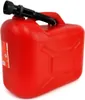 A red plastic jerrycan with a black spout and handle, shown against a white background. Podgląd zdjęcia produktu