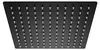 Rea Čtvercová Duschbrause, Modell JS-P015B, 25 cm, Schwarz Produktbild-Vorschau 1