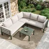 MERAX Gartenlounge-Set Sitzgruppe für 4-5 Personen, 4-tlg, Produktbild-Vorschau 3